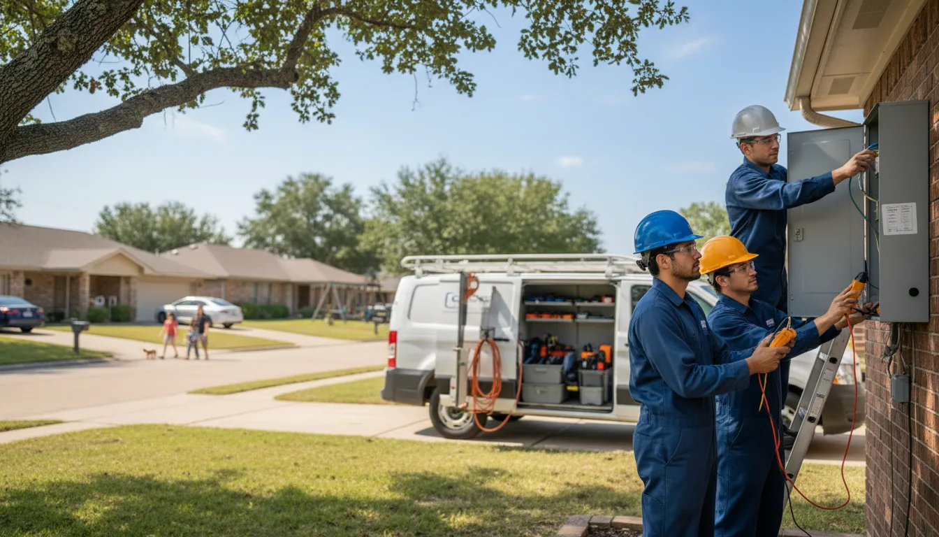 Certified electrician providing emergency electrical services in Tescott, KS